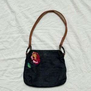 Armani Exchange floral denim bag